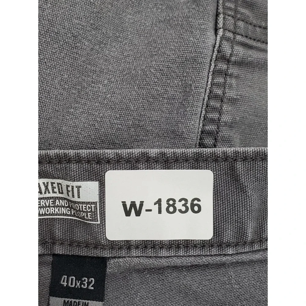 Carhartt Men Pants 40X32 Gray Straight Rigby Relaxed Fit 28